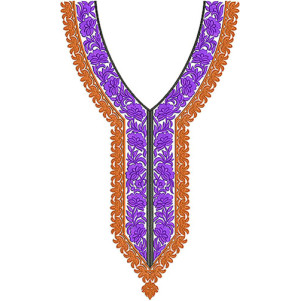 Ladies Dresses Neck Embroidery Design