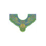 Satin Bohemian V Neck Embroidery Design