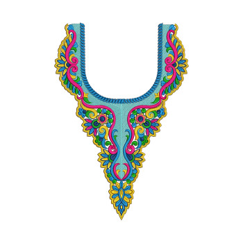 Necklines - Machine Embroidery Designs For Neck