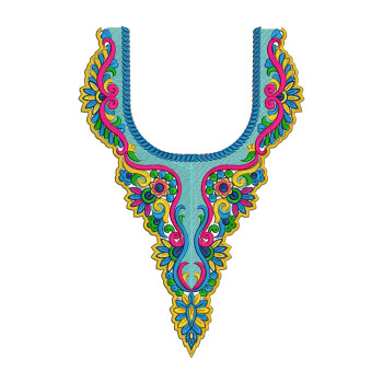 Necklines - Machine Embroidery Designs For Neck