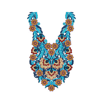 Embroidery Designs For Neck 763