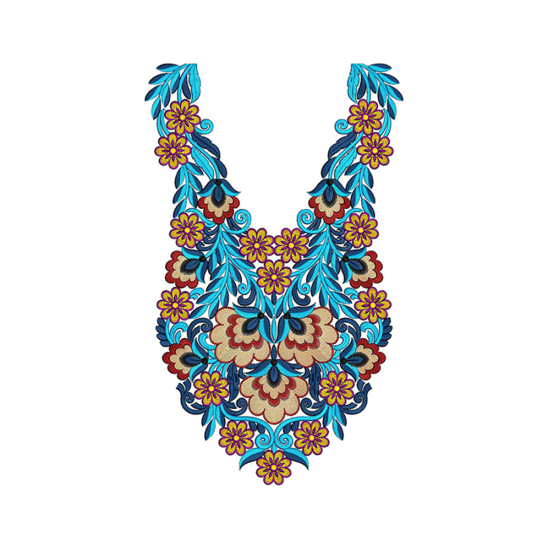 Embroidery Designs For Neck 763