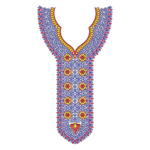 8231 Neck Embroidery Design