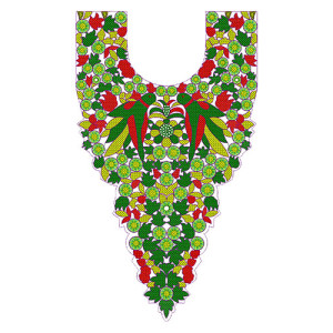 8232 Neck Embroidery Design