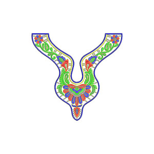 8417 Neck Embroidery Design