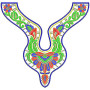 8417 Neck Embroidery Design