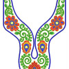 8418 Neck Embroidery Design