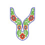 8418 Neck Embroidery Design