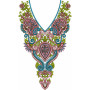 8498 Neck Embroidery Design