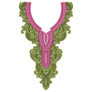 8505 Neck Embroidery Design