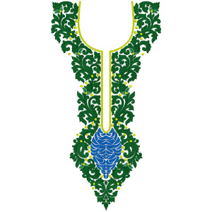 8850 Neck Embbrooidery Design