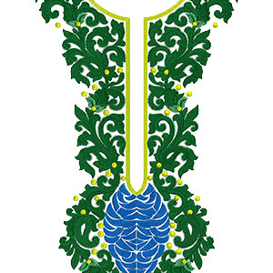 8850 Neck Embbrooidery Design