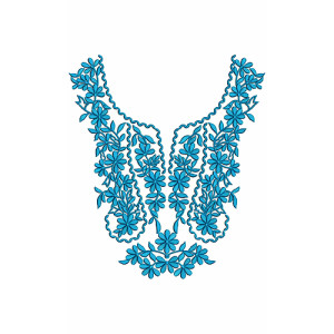 8855 Neck Embroidery Design
