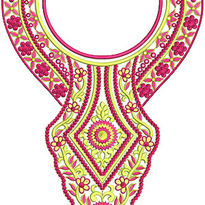 8858 Neck Embbrooidery Design