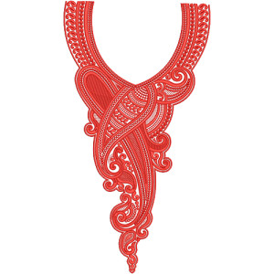 8860 Neck Embbrooidery Design
