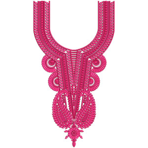 8861 Neck Embbrooidery Design