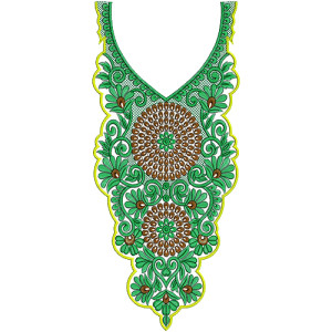 8869 Neck Embbrooidery Design