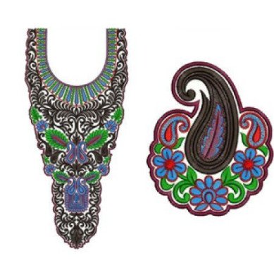 9324 Neck Embroidery Design