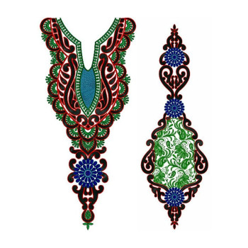 9326 Neck Embroidery Design