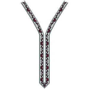 9335 Neck Embroidery Design