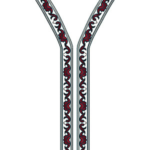 9335 Neck Embroidery Design