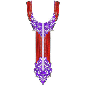 9628 Neck Embroidery Design