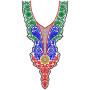 9629 Neck Embroidery Design