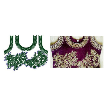 9765 Neck Embroidery Design