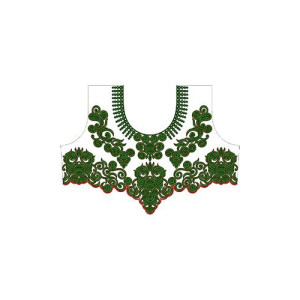 9771 Neck Embroidery Design