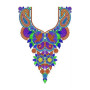 Bohemian Embroidery Neck Design