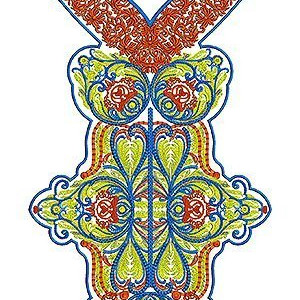 Latest Long Neck Arabic Designs For Embroidery