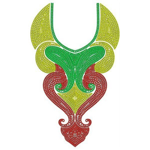 Islamic Concept Neck Embroidery Designs