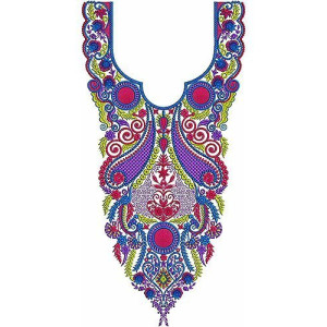 Abaya Neck Embroidery Designs