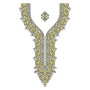 African Dress Neck Embroidery Design