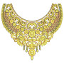 Antique Embroidery Neck Design 25974