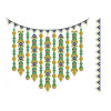 Verdant Festoon Neck Embroidery Design