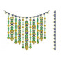 Verdant Festoon Neck Embroidery Design