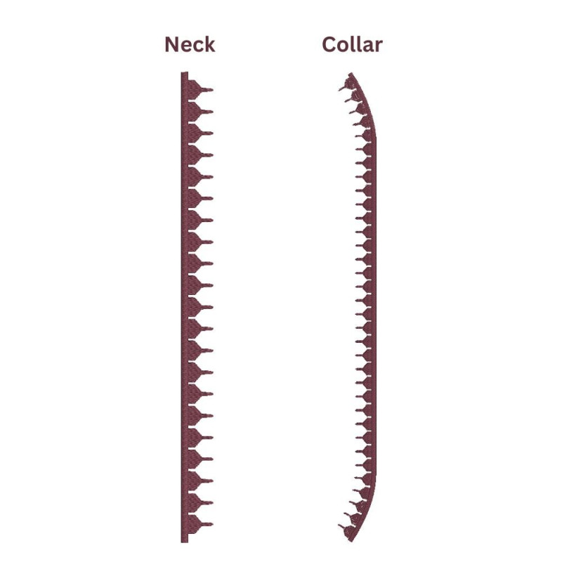 Assamese Collar Neck Embroidery