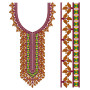Arabic Embroidery Neck Design