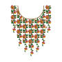 Arabic Flower Neck Embroidery