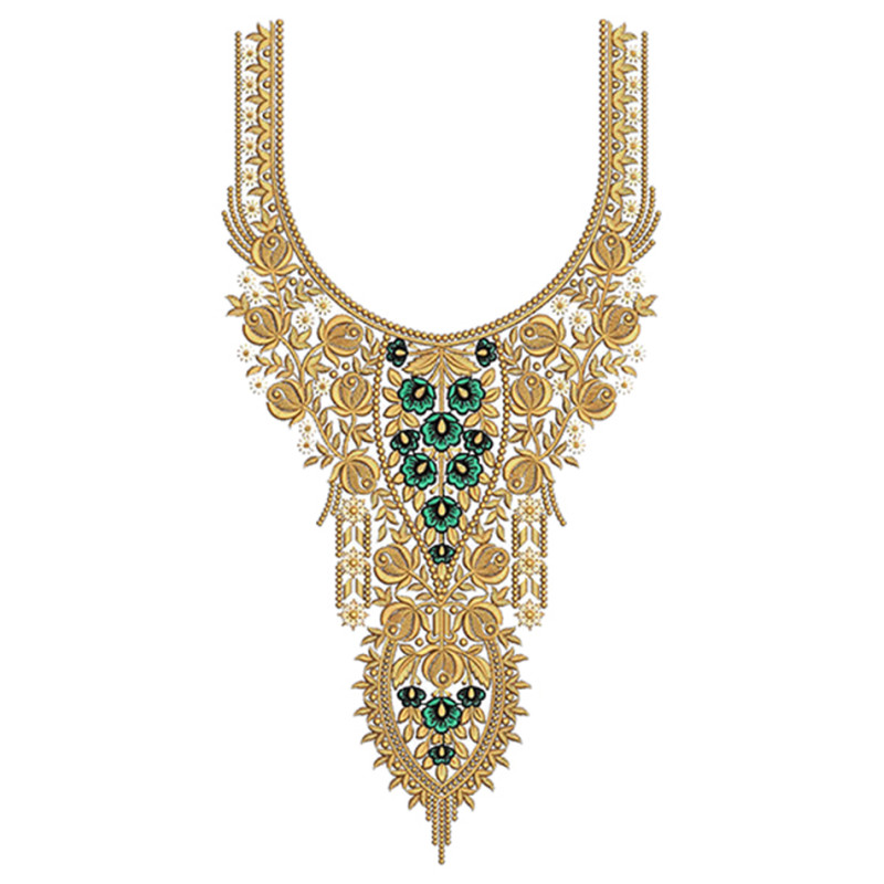 Shehzadi Yoke Embroidery Design