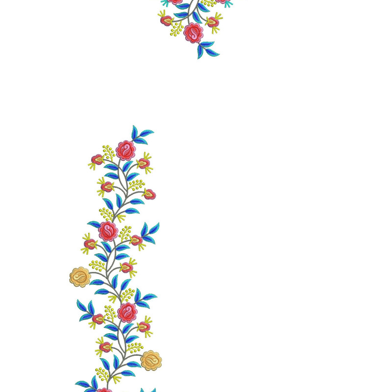 The Lata Layout Embroidery Design