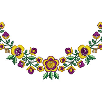 Meadow Arch Embroidery Design