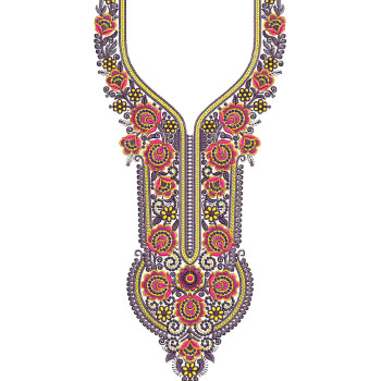 Burka Embroidery Design