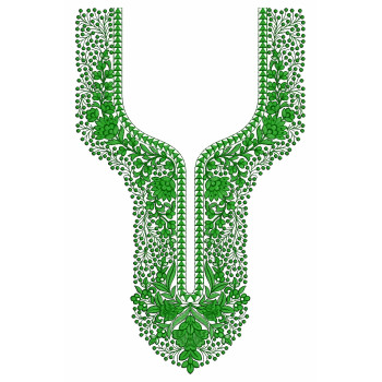 The Gaia Neck Embroidery Design