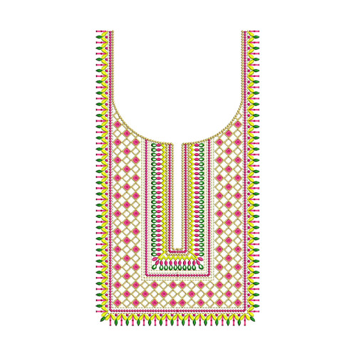 Shisha pattern Embroidery Design