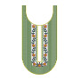 Cotton Dress Embroidery Neck