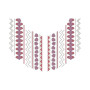 Geometric Folk Neckline Motif Embroidery Design