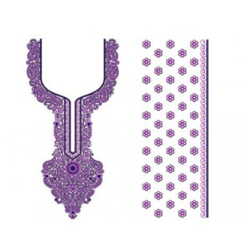 Lavender Tapestry Embroidery Design