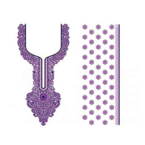 Lavender Tapestry Embroidery Design